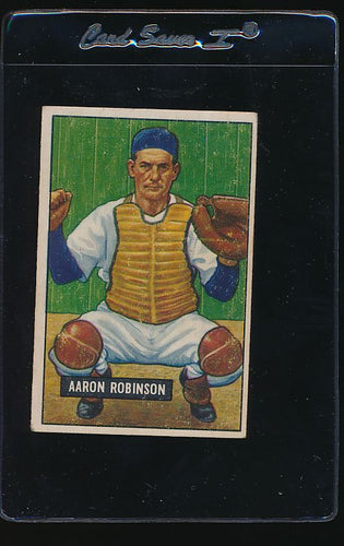 Scan of 1951 Bowman 142 Aaron Robinson VG