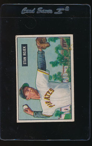 Scan of 1951 Bowman 166 Stan Rojek VG-EX (ST)