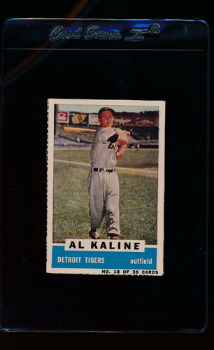 Scan of 1960 Bazooka Singles 18 Al Kaline VG-EX (MK)