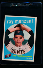 Load image into Gallery viewer, Scan of 1959 Topps 332 Ray Monzant EX