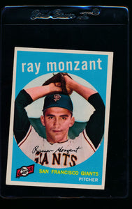 Scan of 1959 Topps 332 Ray Monzant EX