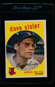 Scan of 1959 Topps 384 Dave Sisler EX