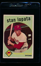 Load image into Gallery viewer, Scan of 1959 Topps 412 Stan Lopata VG