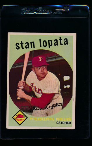 Scan of 1959 Topps 412 Stan Lopata VG