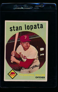 Scan of 1959 Topps 412 Stan Lopata VG