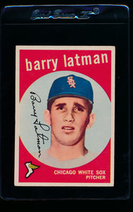 Scan of 1959 Topps 477 Barry Latman VG-EX