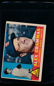 Scan of 1960 Topps 168 Alex Grammas VG