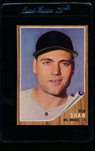 Load image into Gallery viewer, Scan of 1962 Topps 109 Bob Shaw EX