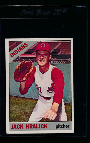 Scan of 1966 Topps 129 Jack Kralick EX