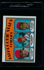 Scan of 1972 Topps 14 Rookie Stars/Pete Koegel/Mike Anderson RC/Wayne Twitchell EX