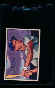 Scan of 1952 Bowman 51 Gil Coan EX-MT