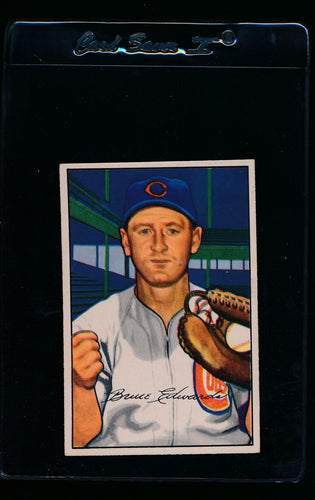 Scan of 1952 Bowman 88 Bruce Edwards VG-EX
