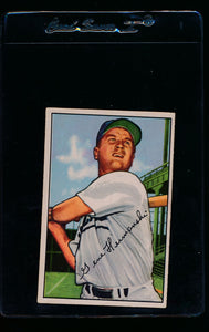 Scan of 1952 Bowman 136 Gene Hermanski EX