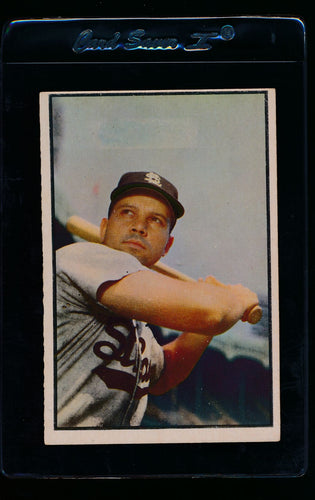 Scan of 1953 Bowman 2 Vic Wertz VG
