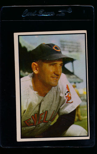 Scan of 1953 Bowman 143 Al Lopez G/VG