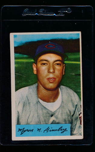 Scan of 1954 Bowman 52 Joe Ginsberg G