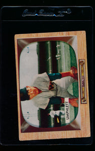 Scan of 1955 Bowman 45 Tom Umphlett G