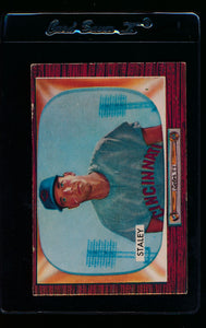 Scan of 1955 Bowman 155 Gerry Staley VG-EX