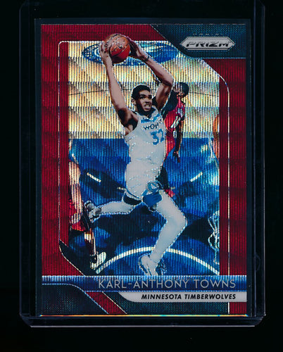 Scan of 2018-19 Panini Prizm 107 Karl-Anthony Towns NM-MT+