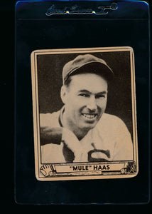 Scan of 1940 Play Ball 184 Mule Haas G/VG