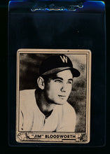 Load image into Gallery viewer, Scan of 1940 Play Ball 189 Jim Bloodworth RC VG
