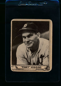 Scan of 1940 Play Ball 199 Pinky Higgins G
