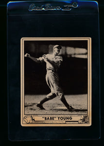 Scan of 1940 Play Ball 212 Babe Young RC VG