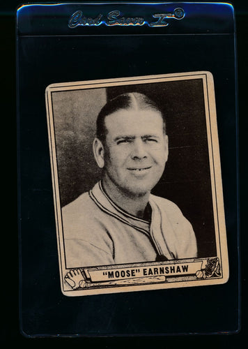 Scan of 1940 Play Ball 233 George Earnshaw VG