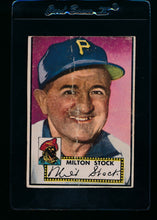 Load image into Gallery viewer, Scan of 1952 Topps 381 Milton Stock P (trimmed)