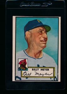 Scan of 1952 Topps 387 Billy Meyer vg (trimmed)