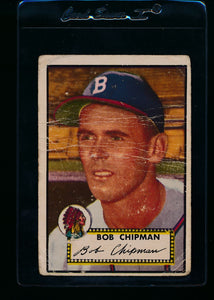 Scan of 1952 Topps 388 Bob Chipman P