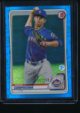 Load image into Gallery viewer, 2020 Bowman 1st Edition  Briam Campusano Blue Foil /150 Pack-Fresh 14675
