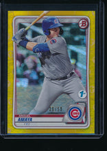 Load image into Gallery viewer, 2020 Bowman 1st Edition Miguel Amaya Gold /50 Pack-Fresh 14677