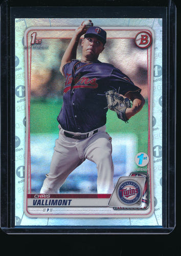 2020 Bowman 1st Edition  Chris Vallimont Sky Blue Pack-Fresh 14678
