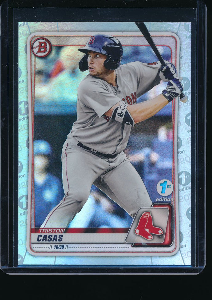2020 Bowman 1st Edition  Triston Casas Sky Blue Pack-Fresh 14679