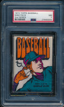 Load image into Gallery viewer, Scan of 1972 Topps  Wax Pack PSA 7 NM