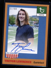Load image into Gallery viewer, Scan of 2021 Topps  Trevor Lawrence 
