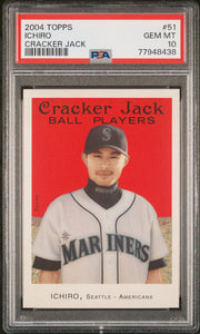 2004 Topps Cracker Jack  Ichiro #51  Psa 10