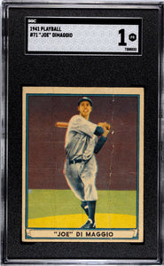 1941 Playball #71 Joe Dimaggio  Sgc 1 7308033