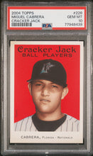 Load image into Gallery viewer, 2004 Topps Cracker Jack  Miguel Cabrera #226  Psa 10