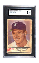 Load image into Gallery viewer, 1954 Dan-dee Potato Chips  Mickey Mantle  Sgc 1