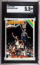 Load image into Gallery viewer, 1975-76 Topps #254 Moses Malone Sgc 5.5