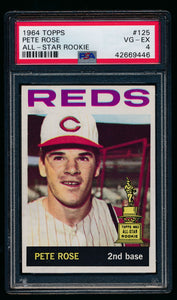 Post-WWII Graded Mega Mixer (100 spots) featuring a 1963 Topps Rose and '56/'63 Mantles