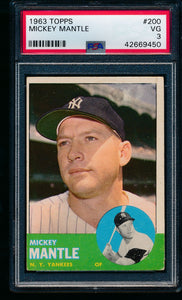 Post-WWII Graded Mega Mixer (100 spots) featuring a 1963 Topps Rose and '56/'63 Mantles