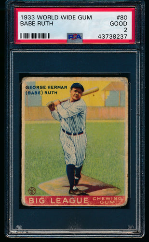 Pre-WWII Mega Mixer Break featuring a 1933 Babe Ruth PSA 2 (Limit 11)