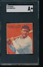 Load image into Gallery viewer, 1933 Goudey Mega Mixer Break featuring TWO Babe Ruth cards (Limit 10)