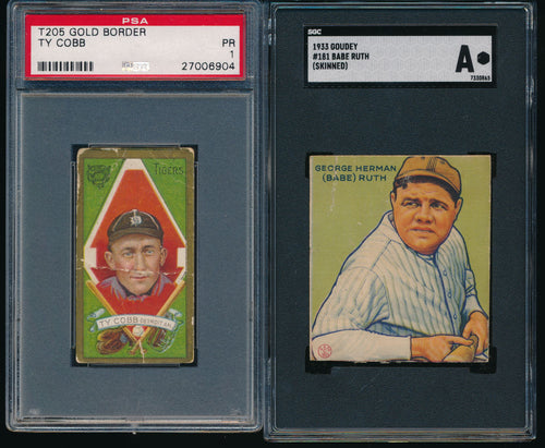 Pre-WWII Mixer Break featuring Babe Ruth and Ty Cobb