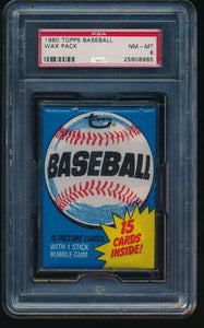 1980 Topps Baseball Wax Pack Group Break (15 Card Break) #2