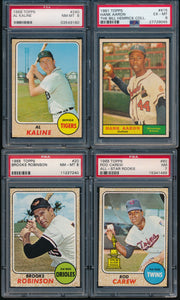 Post-WWII Graded Mega Mixer (40 spots) featuring a 1956 Topps Mantle PSA 5 (Limit 5 per person)