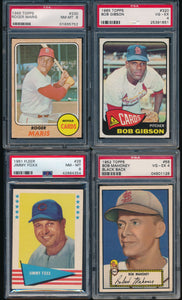 Post-WWII Graded Mega Mixer (40 spots) featuring a 1956 Topps Mantle PSA 5 (Limit 5 per person)
